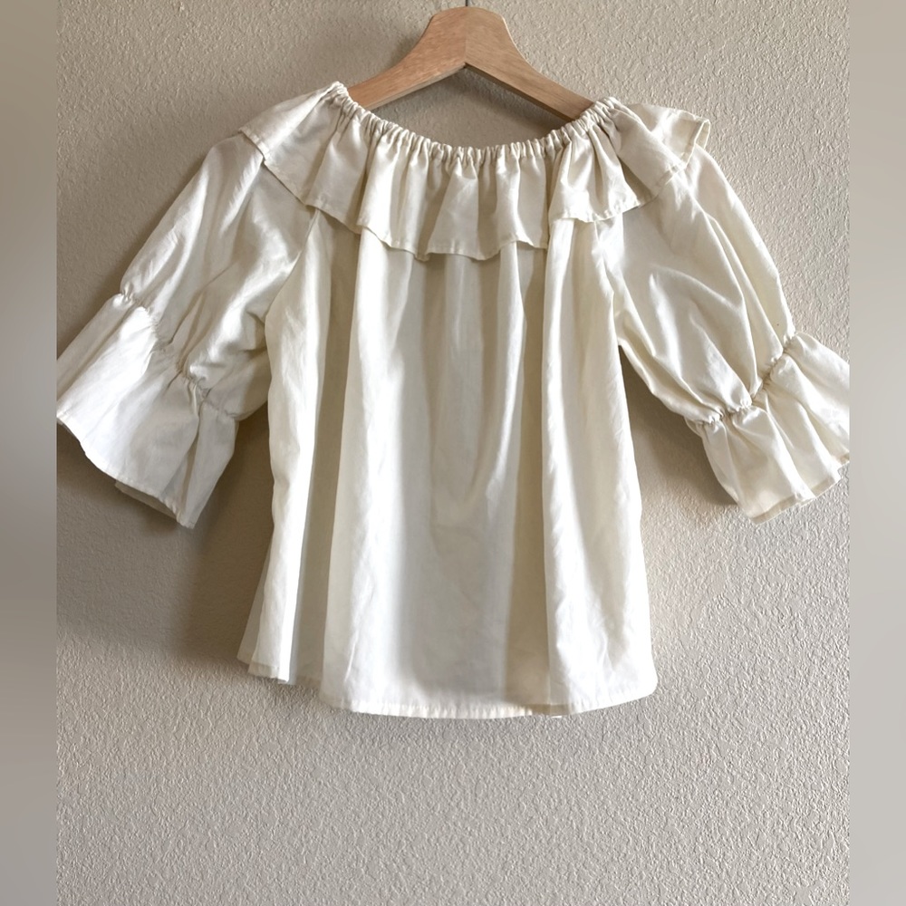 Vintage Ecru Blouse